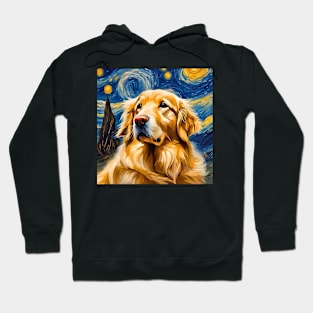 Golden Retrievery Night Hoodie